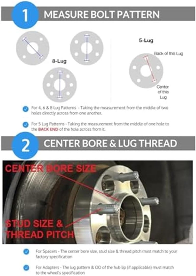 QASULER 2pcs Wheel Spacers 5x120 CB 74.1 - Image 2