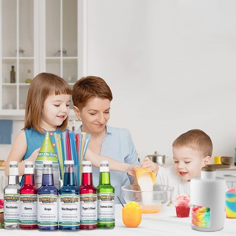 جليفار آلة حلاقة الثلج اليدوية - آلة صنع الثلج - كسارة مخروطية محمولة للثلج، تحضير سريع للثلج، متعة لمشروبات الصيف، والنزهات، والتخييم، والوجبات العائلية أو المأكولات المجمدة في أي وقت - Image 4