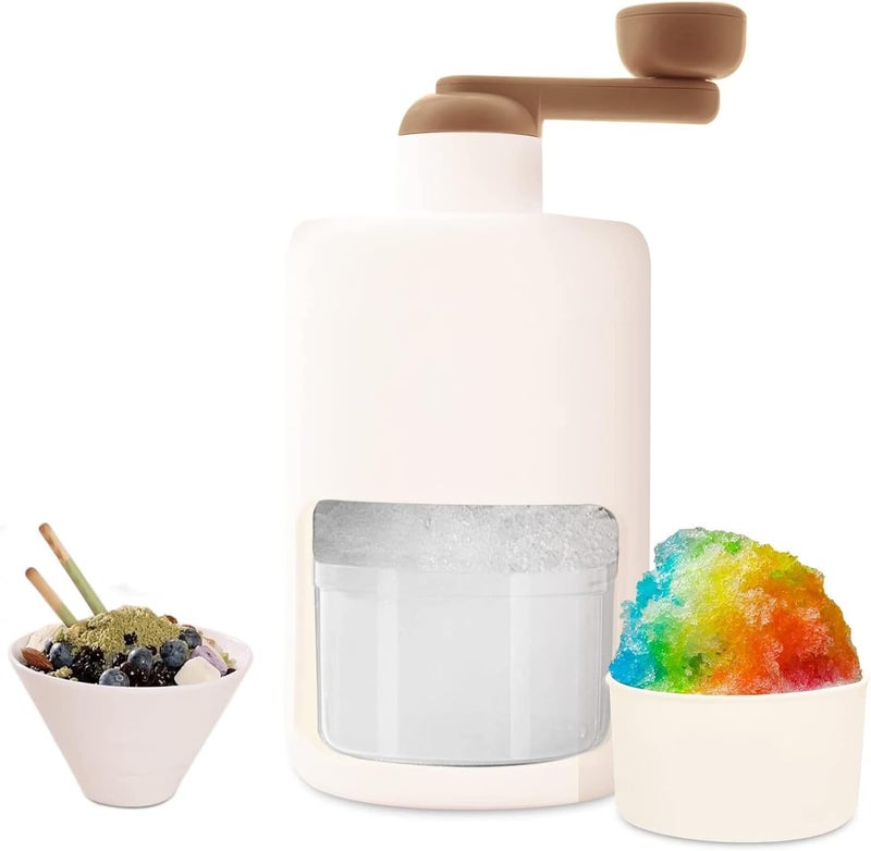 جليفار آلة حلاقة الثلج اليدوية - آلة صنع الثلج - كسارة مخروطية محمولة للثلج، تحضير سريع للثلج، متعة لمشروبات الصيف، والنزهات، والتخييم، والوجبات العائلية أو المأكولات المجمدة في أي وقت - Image 5