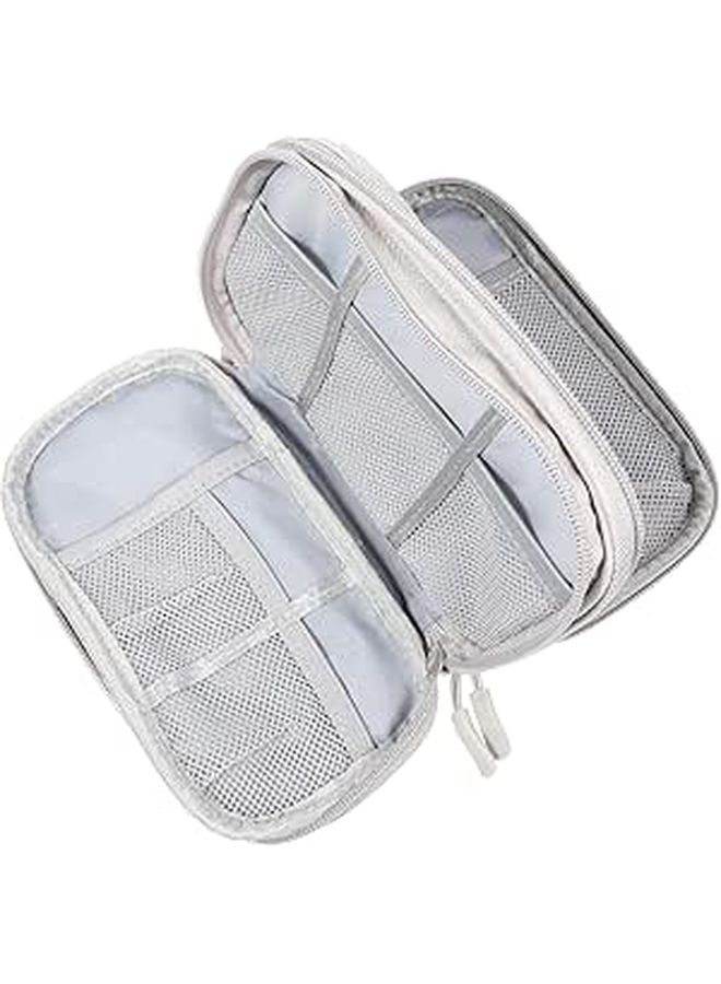 Travel Cord Wrap Bag Electronics Organizer Pouch For Storage Black - Image 1