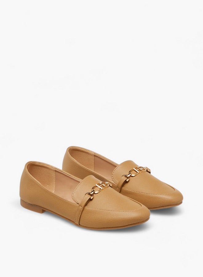 Flora Bella By Shoexpress Women's Metal Accent Loafers - Image 3