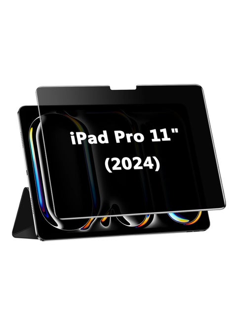 1 Pack Anti-Spy Tempered Glass Film Privacy Screen Protector for iPad Pro 11-Inch M4 2024