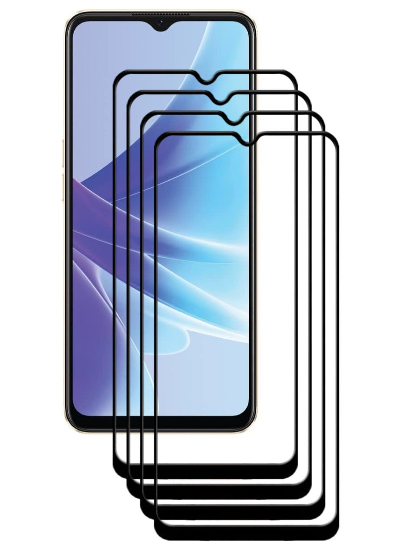 ACLIX 4 Pieces Antistatic ESD Dustproof Premium Quality High Definition Tempered Glass Screen Protector Designed For Oppo A77s - Image 1