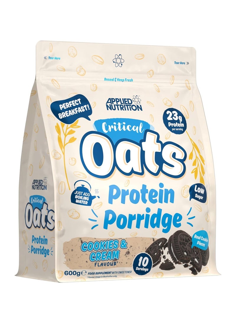 Applied Nutrition Critical Oats - Cookies & Cream - (600G) - Image 1