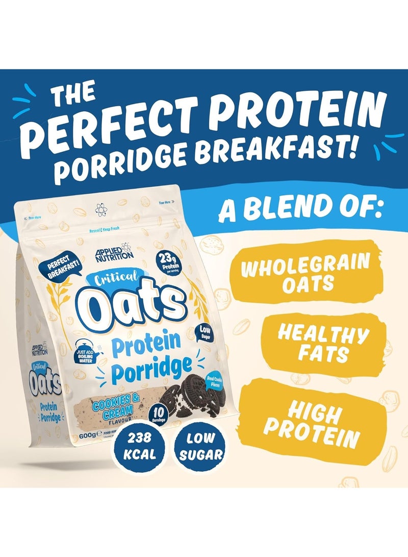 Applied Nutrition Critical Oats - Cookies & Cream - (600G) - Image 3