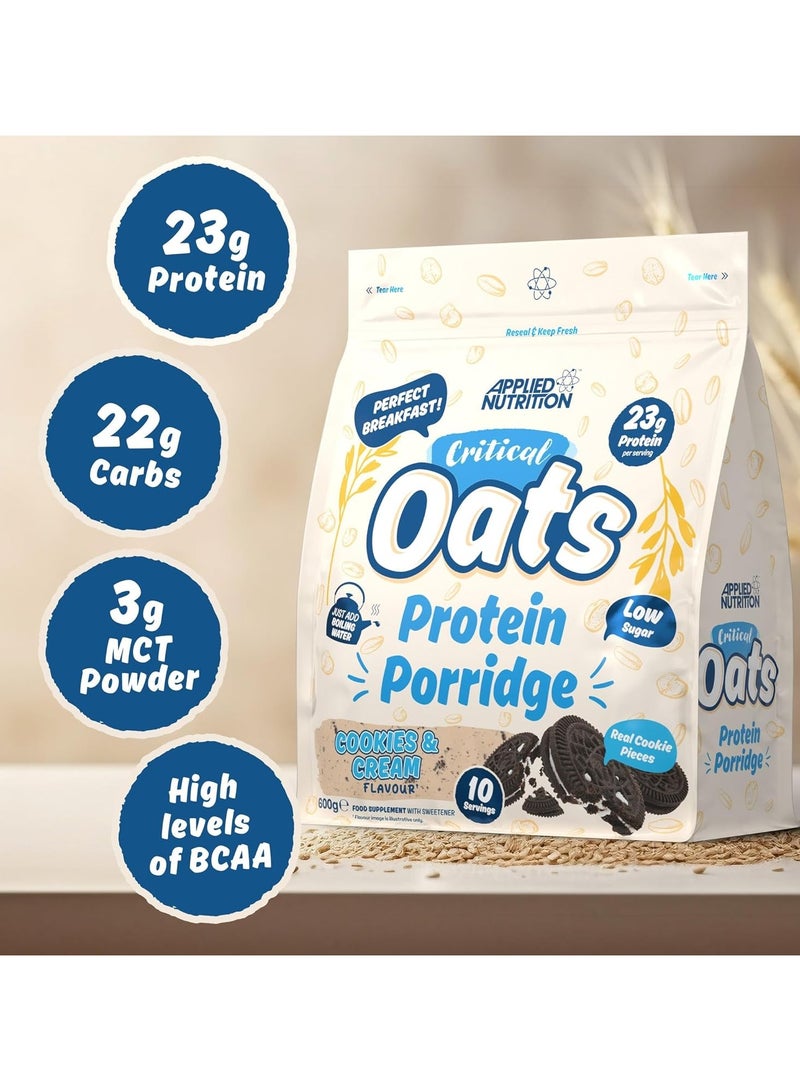 Applied Nutrition Critical Oats - Cookies & Cream - (600G) - Image 4