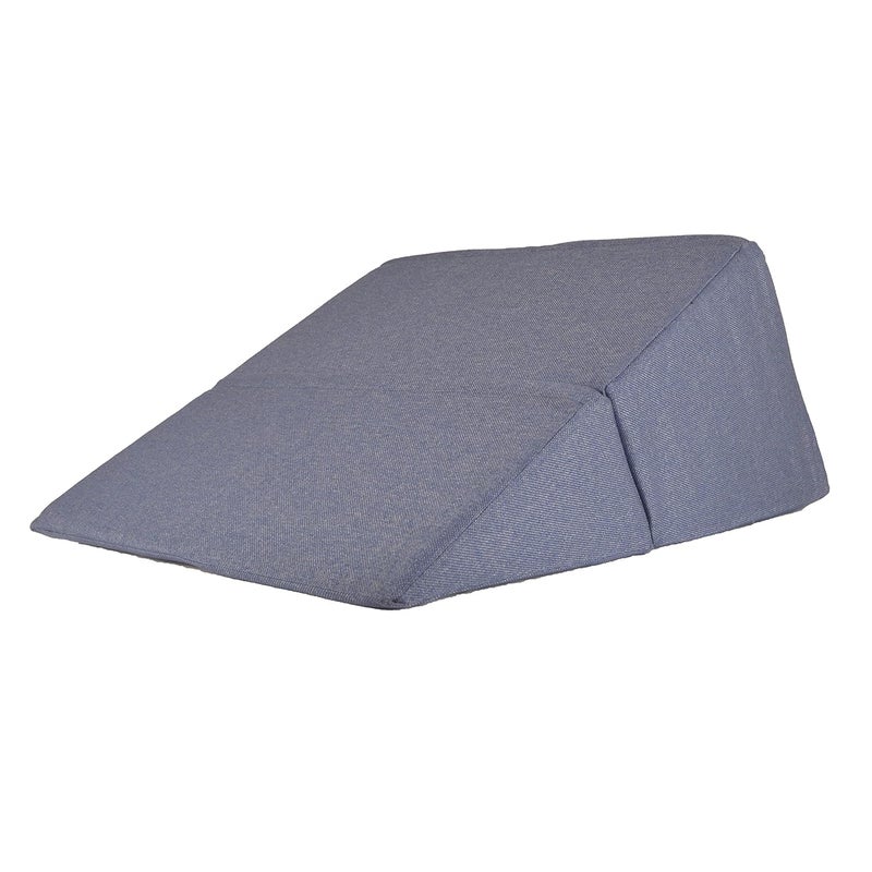Kurlon KurlOn Compact Foldable Wedge Pillow for Sleeping Reading Working Rest or Elevation Breathable and Washable Cover559 x 508 x 305 cm Blue Color1 Piece - Image 2