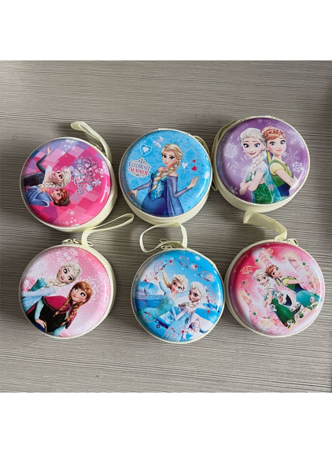 Tinplate Coin Purse, Round Earphone Storage Box, Coin Christmas Gift Bag, Lightweight Storage, Manufacturer