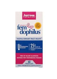 jarrow formulas Femdophilus 1 Billion Organisms Per Serving 60 Veggie Capsules Women’S Probiotic Urinary Tract Health Up To 60 Servings  - Image 2