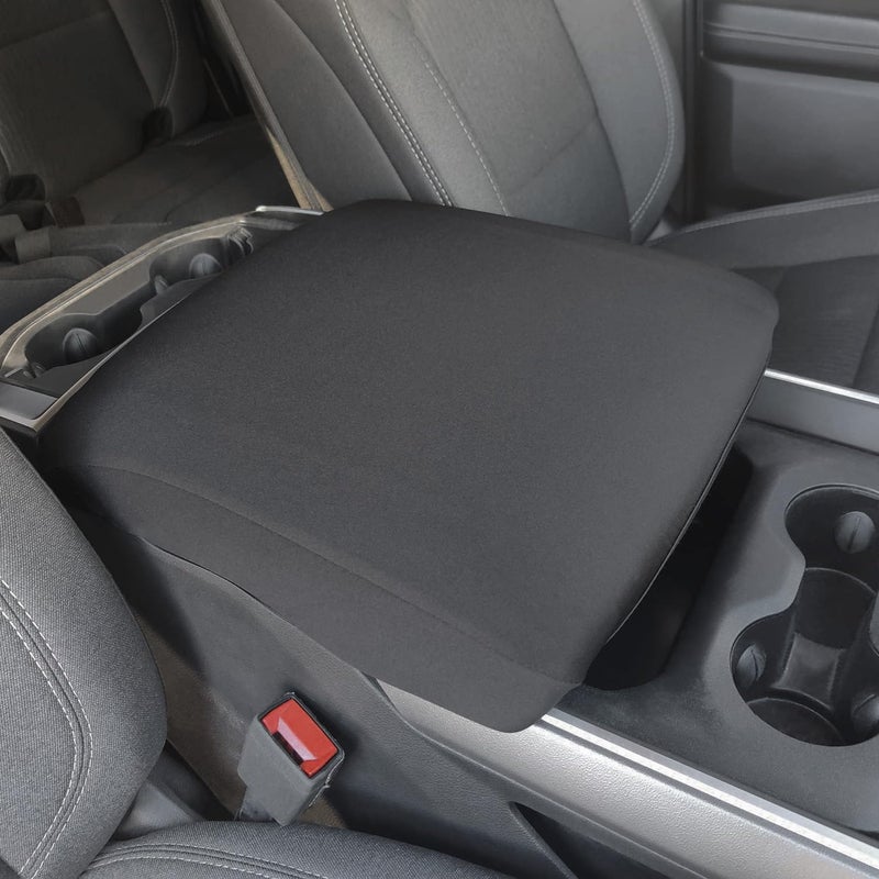 PIMCAR Center Console Cover for 2019-2025 2026 Ram 1500 2500 3500 Accessories Neoprene Armrest Cover Soft Cozy Protector Interior (Bucket Seat Only) - Image 3