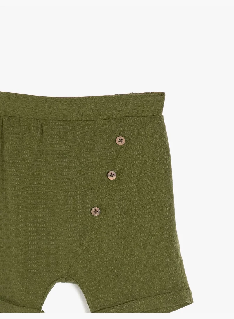 KOTON Button Detailed Shorts