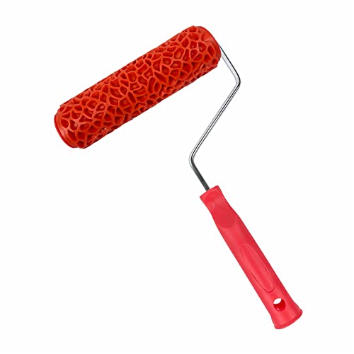 Nichiyo 7'' Texture Roller DIY Decorative Art Pattern Paint Roller Rubber Roller for Walls, Furnitures and Floors Decoration(EG317T) - Image 2