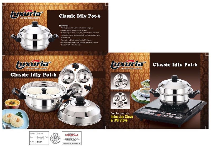 LUXURIA IDLY Pot (6 IDLY) - Image 3