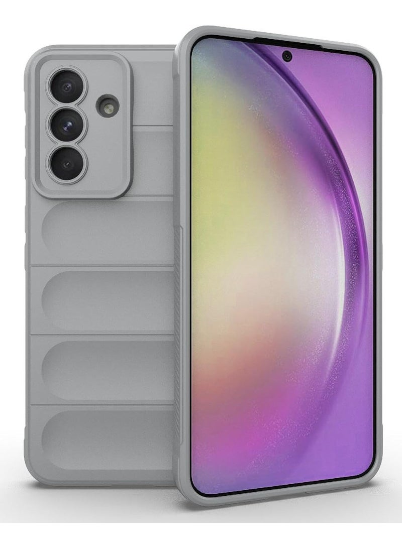 (samsung a56 cover )  جراب samsung a56 ماجيك شيلد مرن مضاد للصدمات وحماية كاملة للخدوش مع حماية للكاميرا لهاتف سامسونج a56 - Image 1