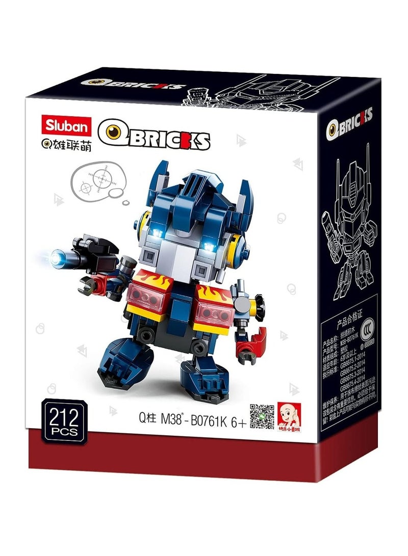 سلوبان مكعبات شخصية اوبتيموس برايم 212 قطعة - M38-B0761K - Image 1