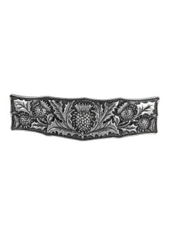 Oberon Design Thistle Hair Clip Hand Crafted Metal Barrette Made in the USA with a Medium 70mm Clip by Oberon Design 