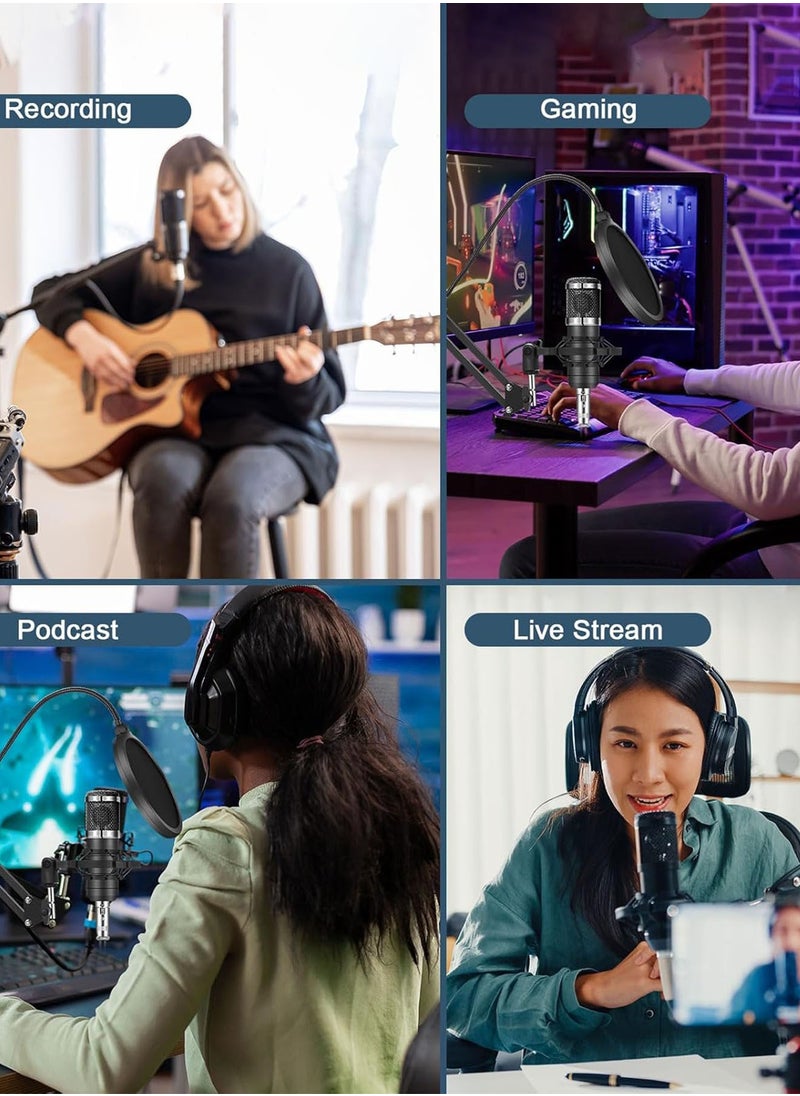 POWER LIFE - Live Sound Card with DJ Mixer Effects & Voice Changer, F993 Live Sound Card Audio Mixer, Professional Sound Mixer Board, LED Light Voice Changer Sound Card with Multiple Sound Effects - Image 1