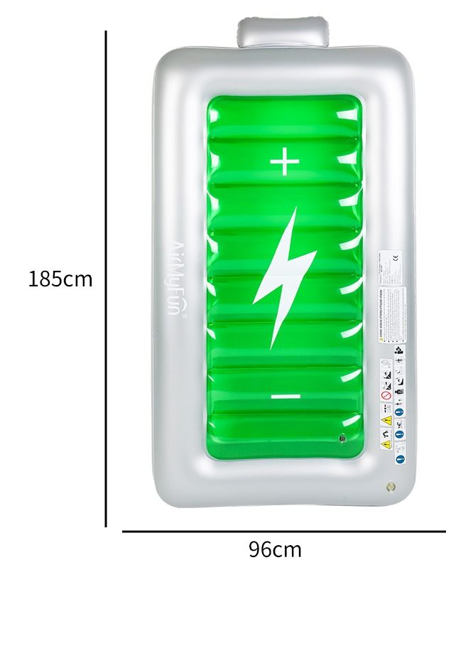 AirMyFun Pool Maxx Giant Charger Battery Water Swimming Float for Kids Adults Family for Playing Pool Party Made PVC Material - Image 5