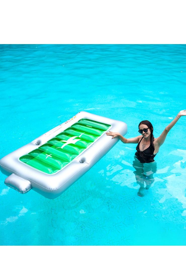 AirMyFun Pool Maxx Giant Charger Battery Water Swimming Float for Kids Adults Family for Playing Pool Party Made PVC Material - Image 4