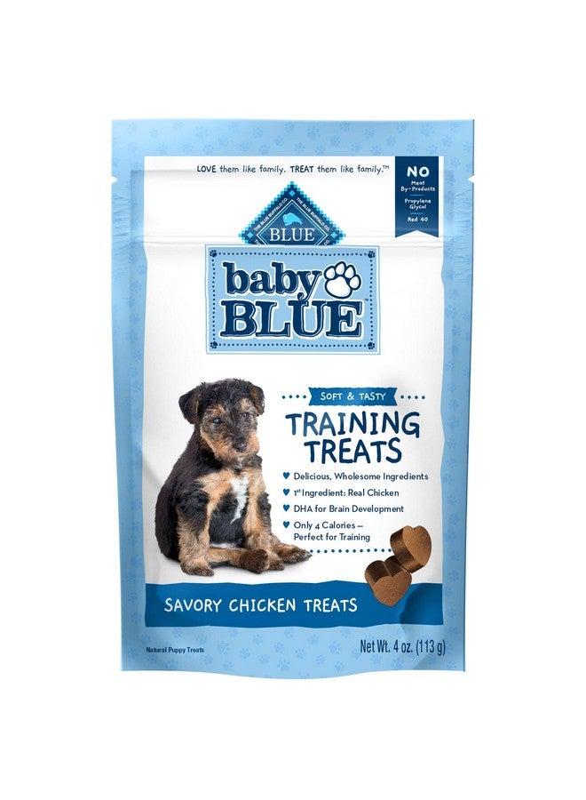 بلو بافلو مكافآت تدريب Blue Buffalo Baby BLUE، مكافآت طبيعية ناعمة للكلاب الصغيرة، بنكهة الدجاج اللذيذ، كيس 4 أونصات - Image 4