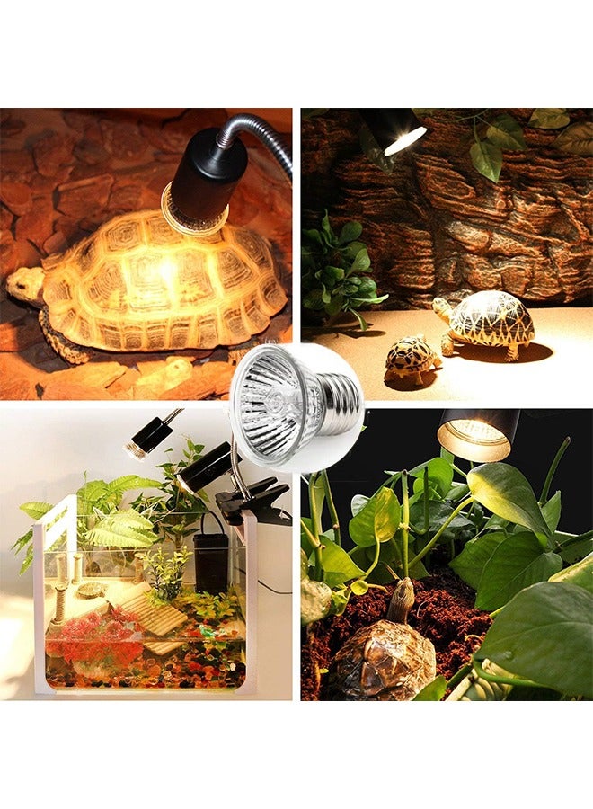 3-Pack 75W UVA+UVB Bulbs | Heat and Light for Reptiles and Amphibian Tanks, Terrariums and Cages | Works with Various Lamp Fixtures - Image 5