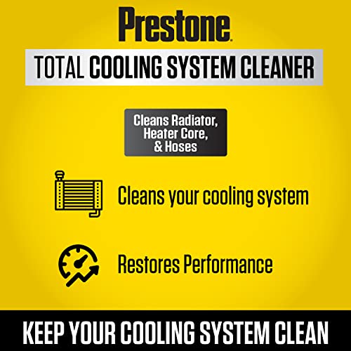 Prestone AS105 Total Cooling System Cleaner for Radiator, Heater Core, and Hoses, 22 oz., 6 Pack - Image 4