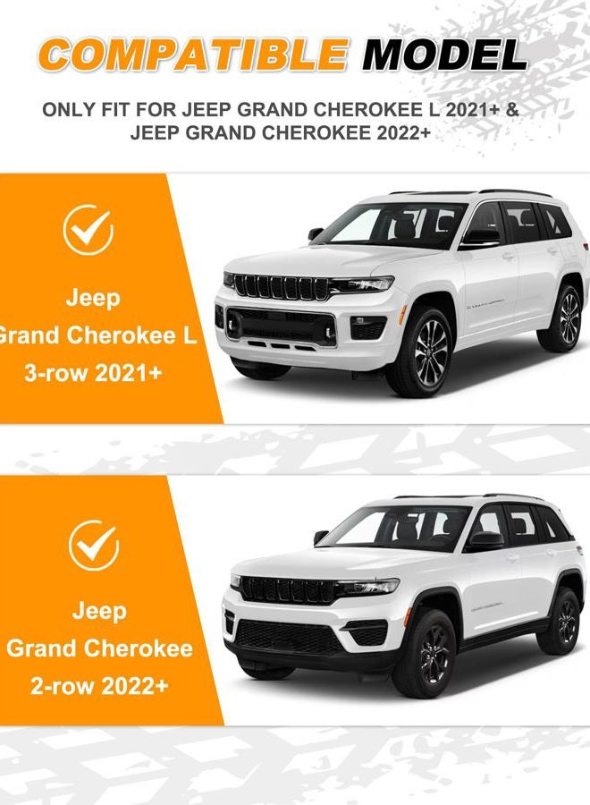Snailfly Roof Rack Cross Bars Fit for 2021 2022 2023 2024 Jeep Grand Cherokee L 3-Row and 2022 2023 2024 Jeep Grand Cherokee 2-Row Accessories - Image 2