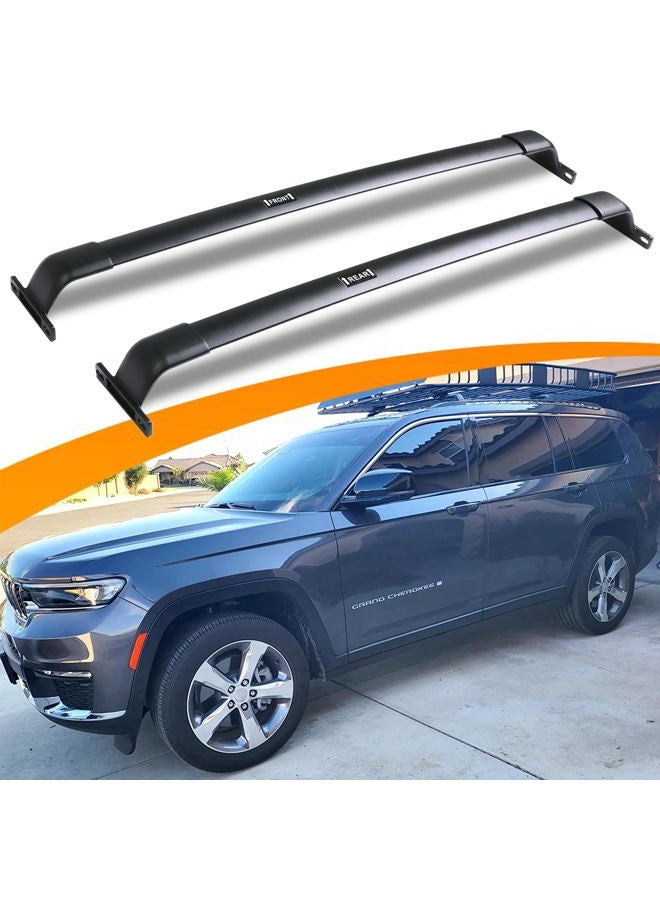 Snailfly Roof Rack Cross Bars Fit for 2021 2022 2023 2024 Jeep Grand Cherokee L 3-Row and 2022 2023 2024 Jeep Grand Cherokee 2-Row Accessories - Image 1