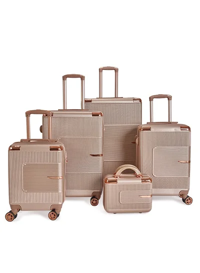LIMRA Luggage set 5 pieces travel Bags with a distinctive design from limra gold