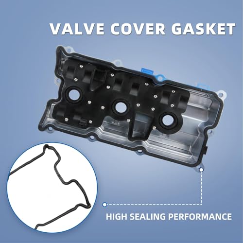 MITZONE Upgrade Aluminum Valve Covers Compatible with Nissan 350Z Infiniti FX35 G35 M35 VQ35DE Infiniti FX35 G35 M35 VQ35DE 3.5L 2003-2008 Replace 13264AM600 13264AM610 - Image 4