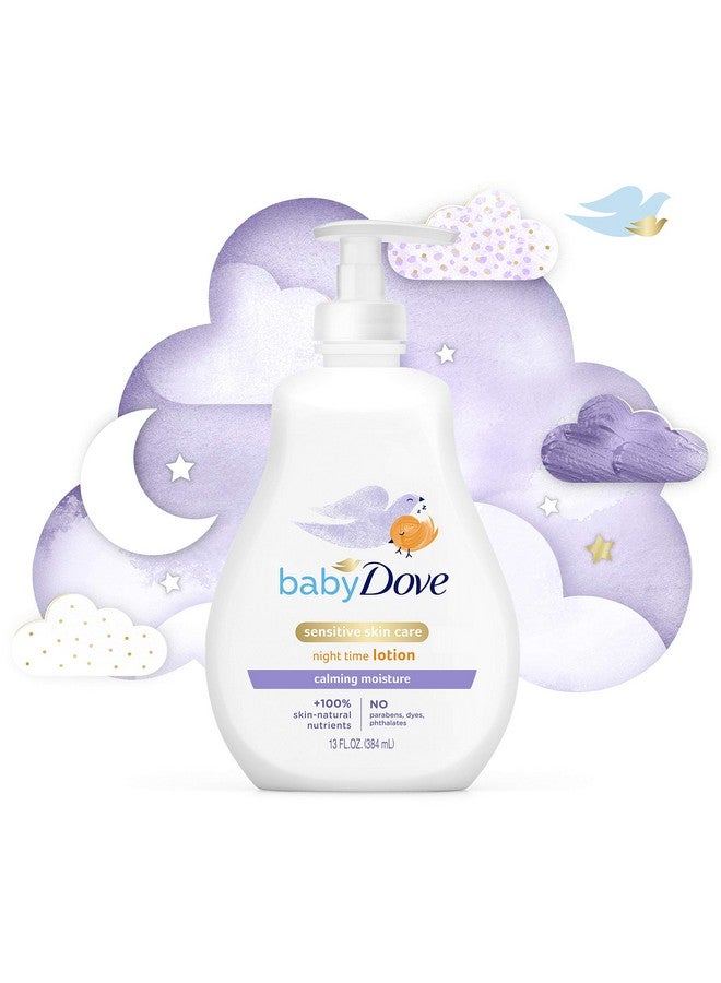 Baby Dove لوشن العناية بالبشرة الحساسة للأطفال من أجل لوشن معطر مهدئ ومرطب ومضاد للحساسية واختباره من قبل أطباء الجلدية، 13 أونصة - Image 4
