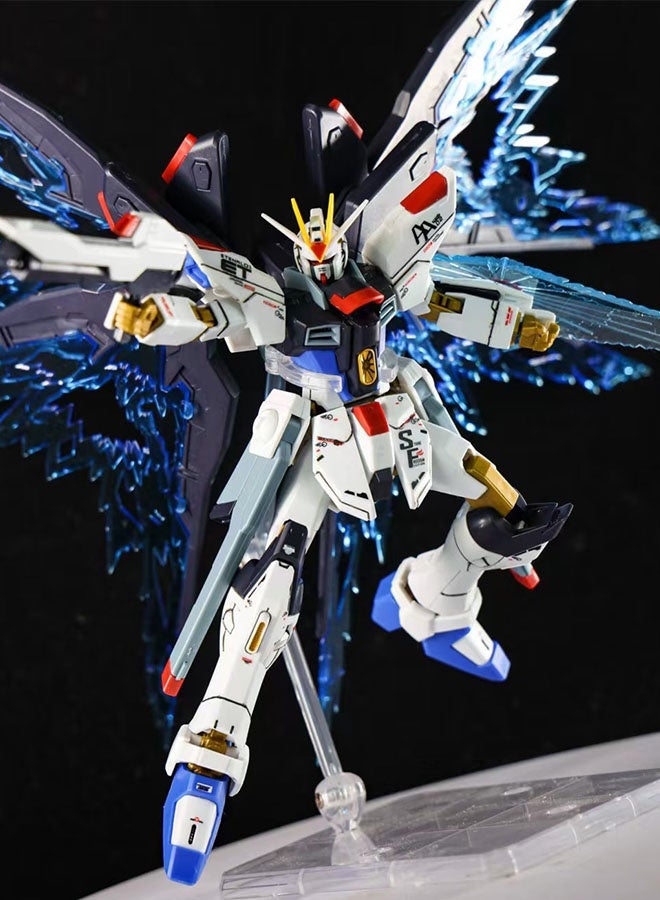 HALAMODO Gundam Strike Freedom Model Kit , With Light Wing Effects , Water Decals , Soul Base , Action Figure Mecha Assembly Model , Desktop Decor , Office Desk Decoration Collection Display Memorial Present, Cool Birthday Gift For Boys and Girls - Image 2