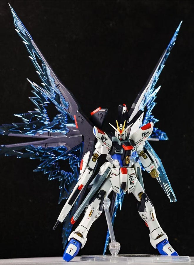 HALAMODO Gundam Strike Freedom Model Kit , With Light Wing Effects , Water Decals , Soul Base , Action Figure Mecha Assembly Model , Desktop Decor , Office Desk Decoration Collection Display Memorial Present, Cool Birthday Gift For Boys and Girls - Image 3