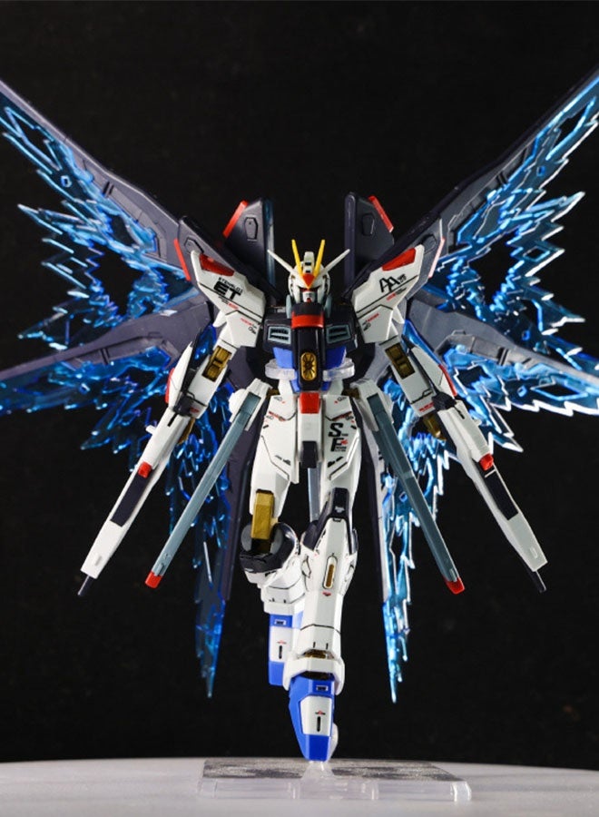 HALAMODO Gundam Strike Freedom Model Kit , With Light Wing Effects , Water Decals , Soul Base , Action Figure Mecha Assembly Model , Desktop Decor , Office Desk Decoration Collection Display Memorial Present, Cool Birthday Gift For Boys and Girls - Image 1