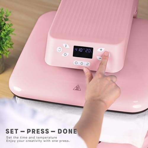 HTVRONT Auto Heat Press Machine for T Shirts - Heat Press 15x15 with Auto Release - Heats Up Fast & Heat Evenly, Professional Heat Press Machines for HTV, Sublimation, Heat Transfer Projects - Image 5