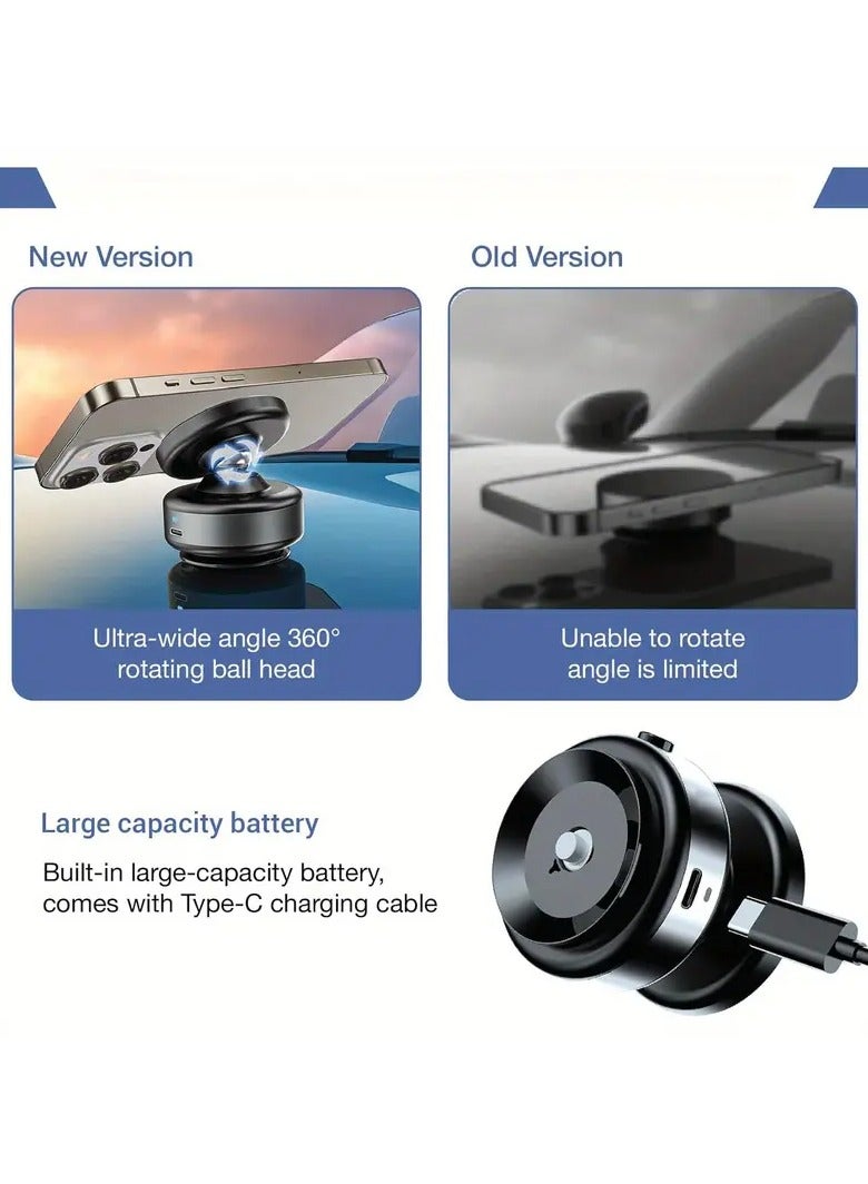 حامل هاتف مغناطيسي للسيارة بنظام الشفط - تثبيت آمن وسهل للجوال - Image 4