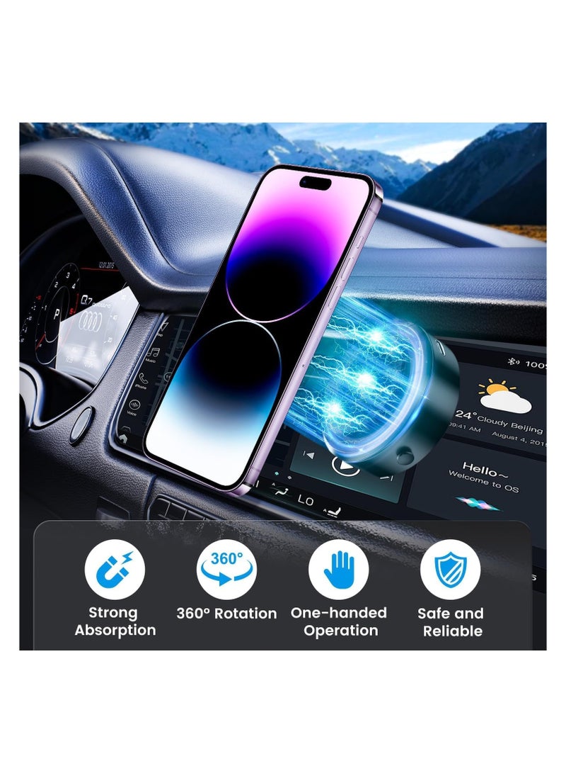 حامل هاتف مغناطيسي للسيارة بنظام الشفط - تثبيت آمن وسهل للجوال - Image 2