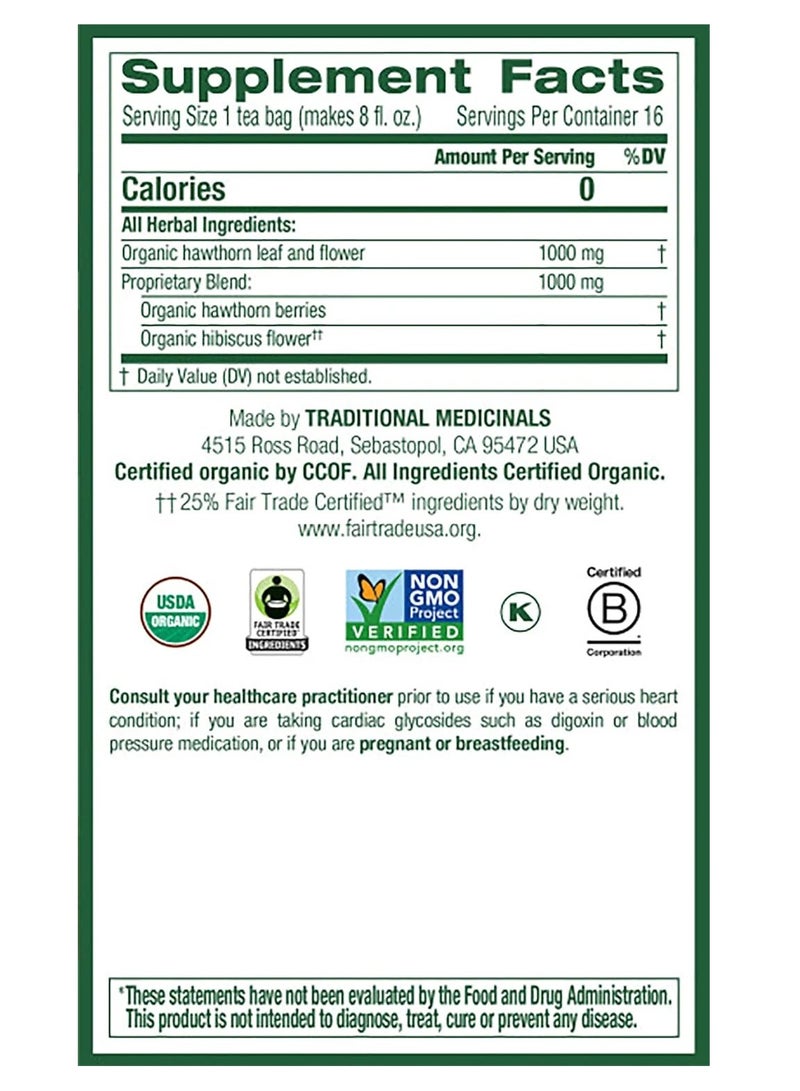 Tm Traditional med Heart Tea With Hawthorn 16 Tea - Image 4