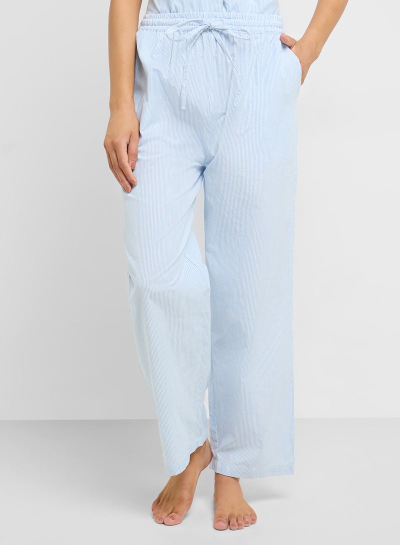 Ginger Cotton Stripe Shirt & Pyjama  Set  - Image 4
