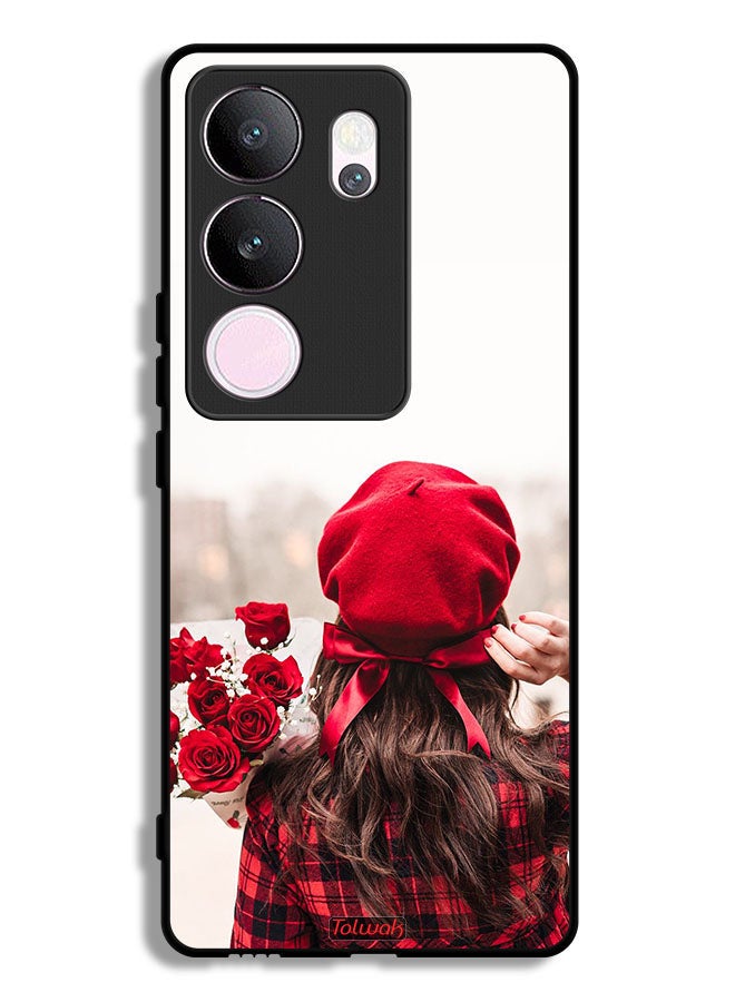 Tolwak vivo V29 Pro Protective Case Cover Holding Flowers - Image 1