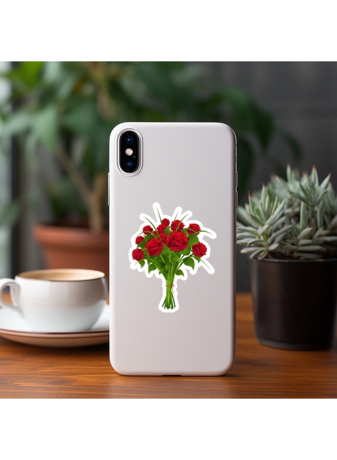 ORAINBOW 50 Pack Flower Stickers Flower Party Favors Birthday Decorations Gifts - Image 4