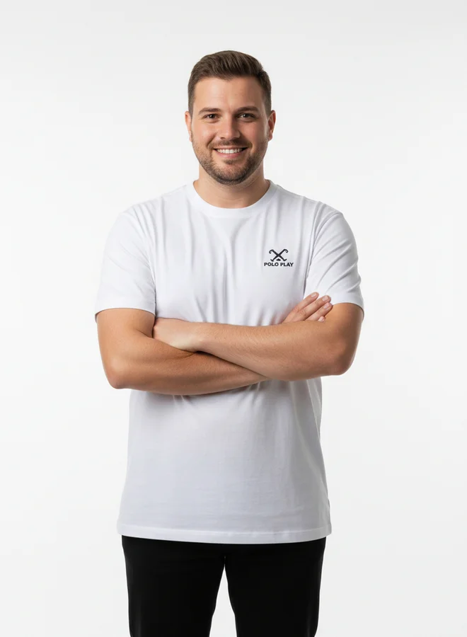Polo Play Men Logo Detail Short Sleeve T-Shirt