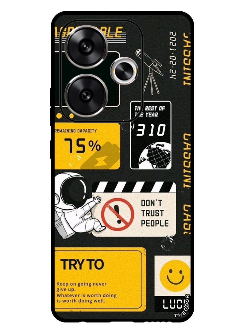 Theodor Protective Case Anti Scratch Shock Proof Bumper Cover For Xiaomi Redmi Turbo 3 Dont Trust People - Image 1