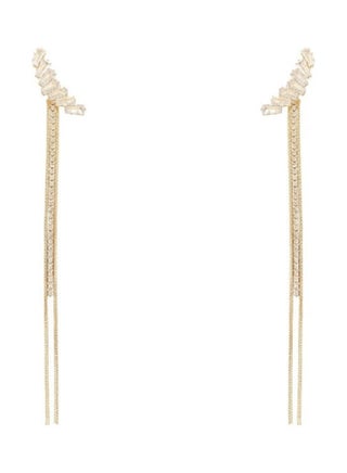 925 Silver Needle With Zircon Tassel Long Earrings - pzsku/Z4C3A0CAAB1D405E50293Z/45/_/1692839632/1a17781b-0bf8-465a-8f92-dacb9210c28c
