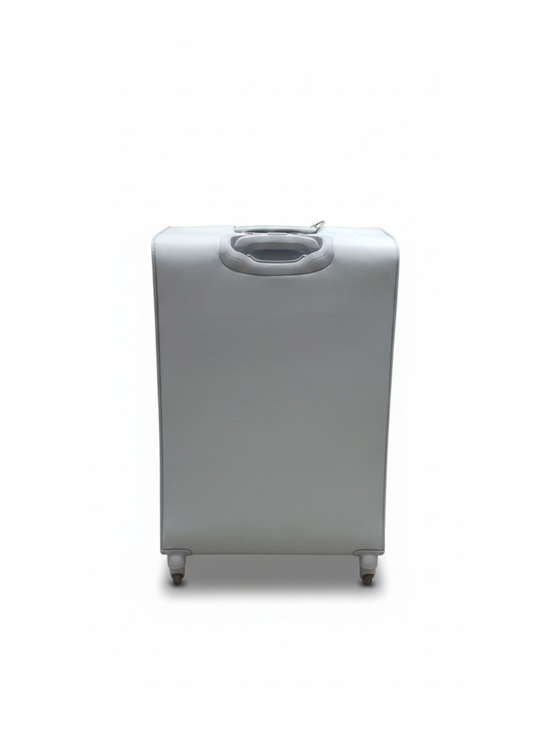 دكني حقيبة سفر  أوتوجراف كبيرة بعجلات بعرض  بوصة من النسيج المرن بلون أزرق آشلي - Image 2