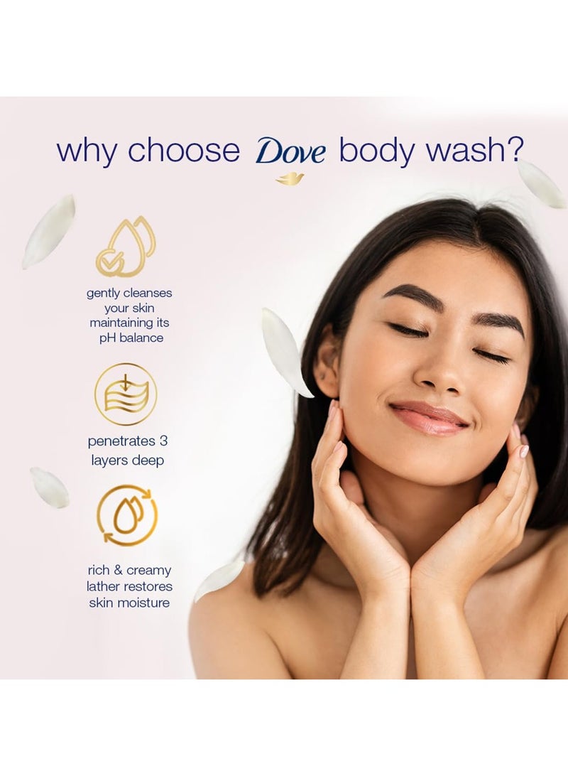 دوف غسول الجسم المغذي بزبدة الشيا والفانيليا من ريلاكسينج كير، 1000 مل - Image 2