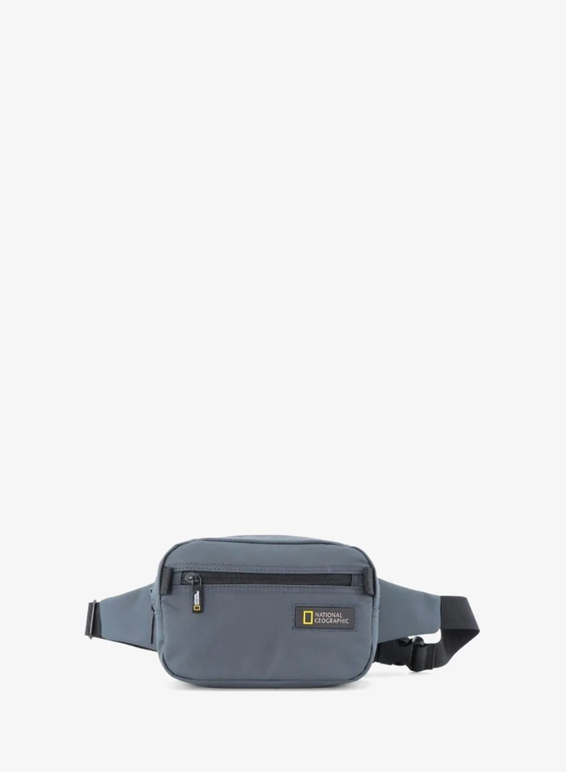 NATIONAL GEOGRAPHIC National Geographic Mutation Waist Bag Grey, Hip Bag With Adjustable Strap, RFID Pocket, Suitable For Travel, Outdoors, Gym, Hiking For Men And Women