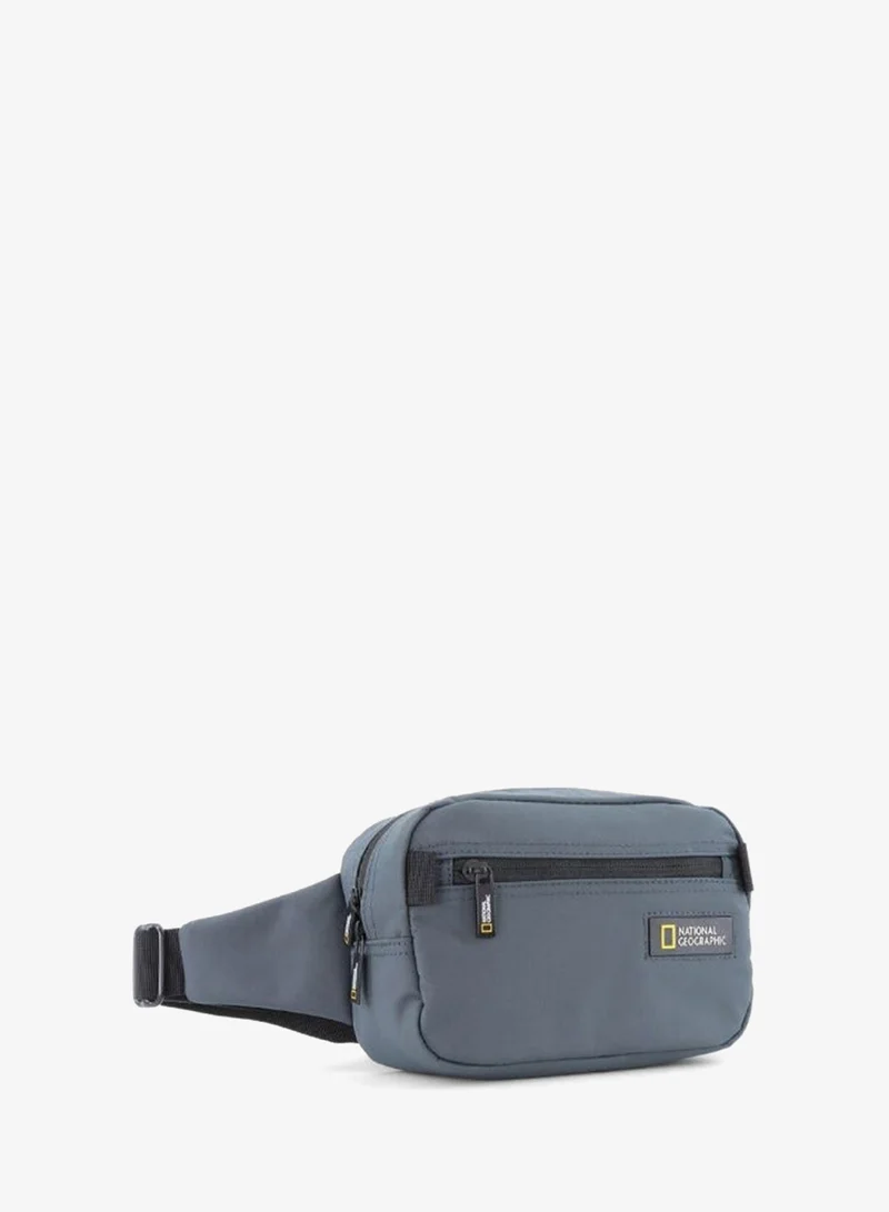 NATIONAL GEOGRAPHIC Grey National Geographic Mutation Waist Bag Grey, Hip Bag With Adjustable Strap, RFID Pocket, Suitable For Travel, Outdoors, Gym, Hiking For Men And Women  | Best Price UAE