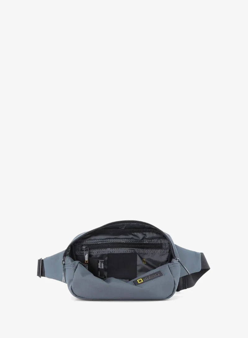 NATIONAL GEOGRAPHIC Grey National Geographic Mutation Waist Bag Grey, Hip Bag With Adjustable Strap, RFID Pocket, Suitable For Travel, Outdoors, Gym, Hiking For Men And Women  | Best Price UAE