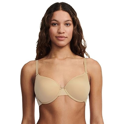 Chantelle Women's Basic Invisible Smooth T-Shirt Bra , Beige , 38B - Image 1
